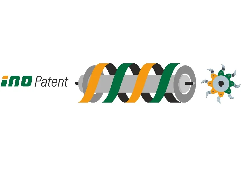 INO patent: dvospiralna razporeditev delovnih teles