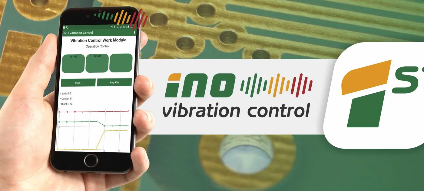 Aplikacija INO Vibration Control